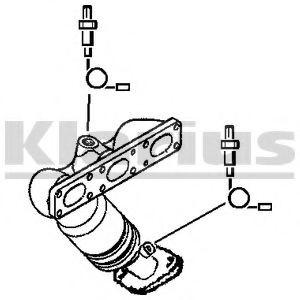 VEGAZ BK-976 Katalysator Kat mit Anbau-/Befestigungsmaterial für Fahrzeuge mit Bild VEGAZ BK-976 Katalysator Kat mit Anbau-/Befestigungsmaterial für Fahrzeuge mit