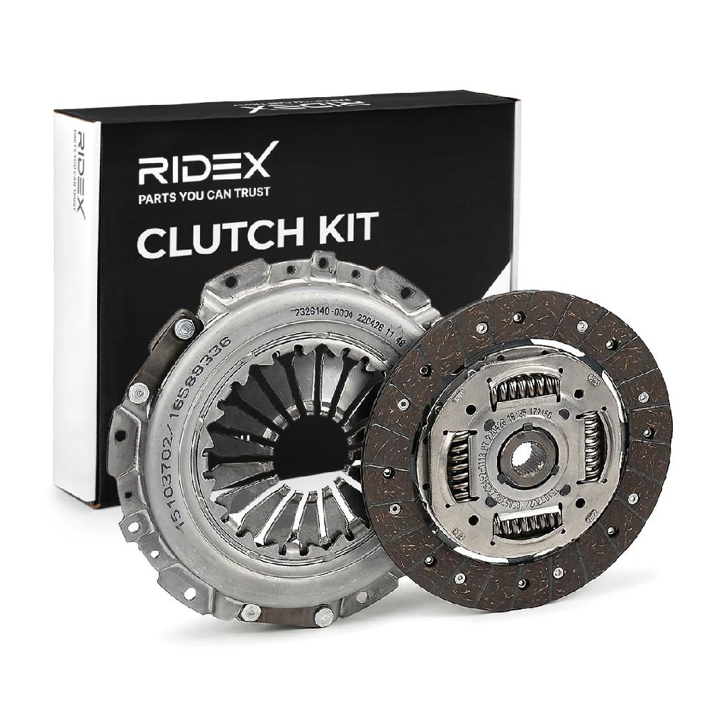 RIDEX 479C3404 Kupplungssatz für RENAULT Clio 1V Schrägheck (BH) 302053448R