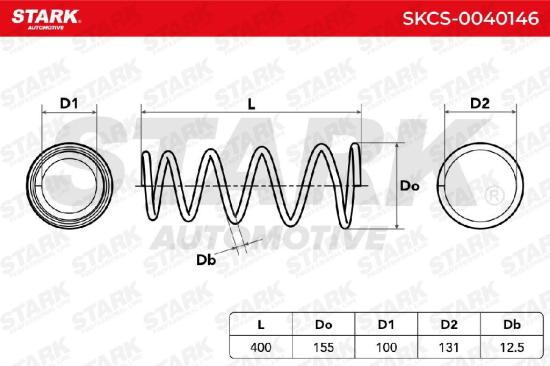 STARK SKCS-0040146 2x Federn Fahrwerksfedern Vorne für SUZUKI SX4 (EY, GY) Bild STARK SKCS-0040146 2x Federn Fahrwerksfedern Vorne für SUZUKI SX4 (EY, GY)
