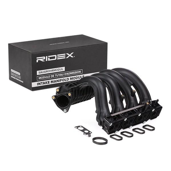 RIDEX Stutzen Ansaugkrümmer, Ansaugbrücke mit Dichtungen A611090363764