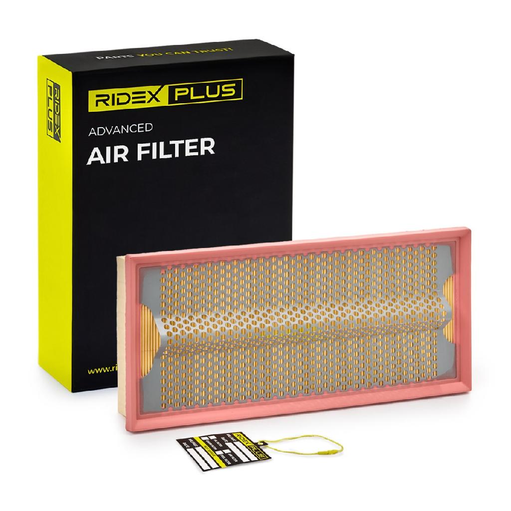 RIDEX PLUS 8A0328P Motor Luftfilter Auto RechtEckig für PKW
