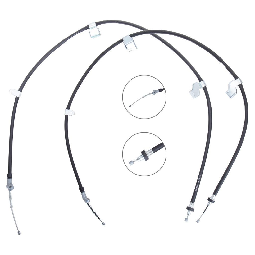RIDEX Handbremsseil Hinten Rechts für NISSAN Qashqai / Qashqai +2 I (J10, NJ10)