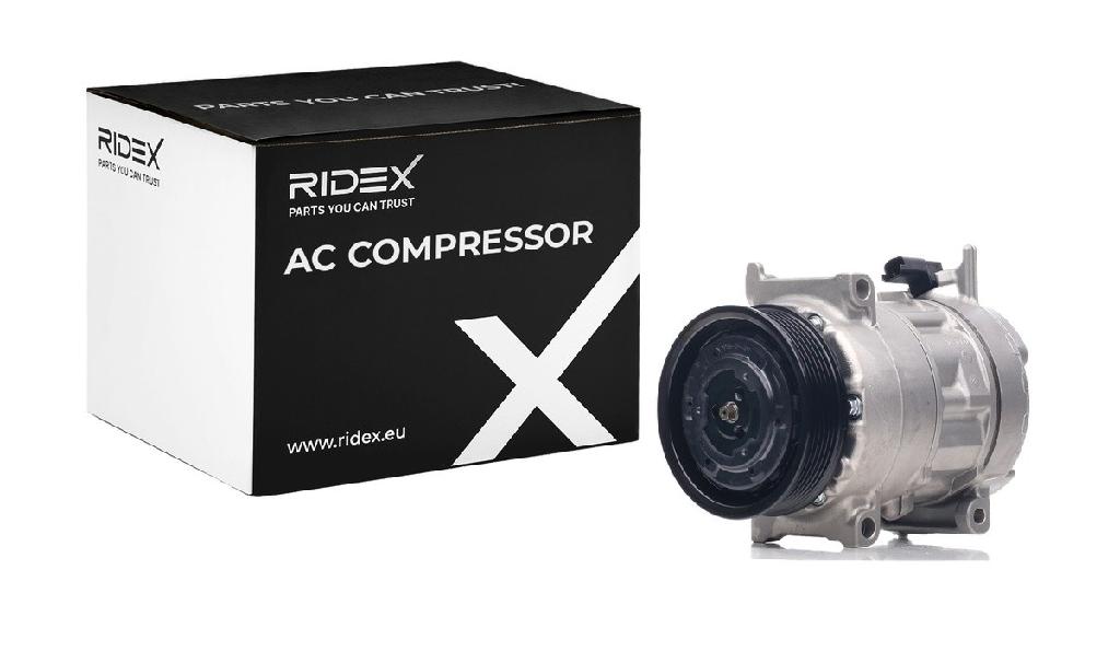 RIDEX A/C Kompressor für Klimaanlage Klimakompressor mit ID: SNE12 Kältemittel: