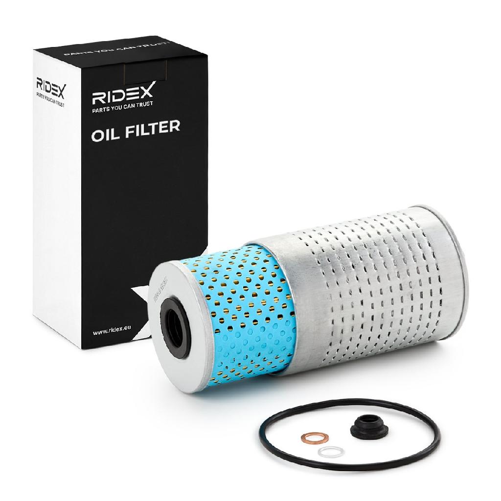 RIDEX Ölfilter Auto Motorölfilter Filtereinsatz mit Dichtungen 7O0127