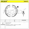 RIDEX Bremsbacken Satz für Trommelbremse Hinten für JEEP CHEROKEE (KJ) 70B0172 Bild RIDEX Bremsbacken Satz für Trommelbremse Hinten für JEEP CHEROKEE (KJ) 70B0172