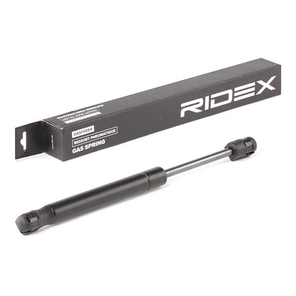 RIDEX 219G0260 Heckklappendämpfer hinten Länge:257mm 500N Hub: 90mm für FORD