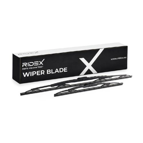 2x RIDEX Scheibenwischer Satz Wischerblätter Satz ohne Spoiler Vorne Länge 1: Bild 2x RIDEX Scheibenwischer Satz Wischerblätter Satz ohne Spoiler Vorne Länge 1: