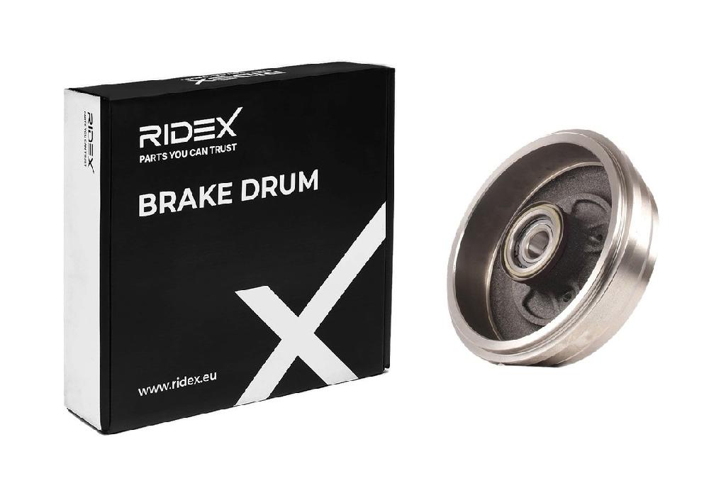 RIDEX 123B0215 2x Bremstrommeln Set Hinten InnenØ228,6mm AußenØ272mm