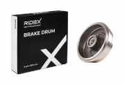 RIDEX 123B0215 2x Bremstrommeln Set Hinten InnenØ228,6mm AußenØ272mm