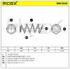 RIDEX 188C1246 2x Federn Fahrwerksfedern Vorne für VW Polo Schrägheck Bild RIDEX 188C1246 2x Federn Fahrwerksfedern Vorne für VW Polo Schrägheck