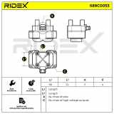 RIDEX 689C0053 Zündspule für FIAT PUNTO (188) 489051051 0489051051 0K01118100