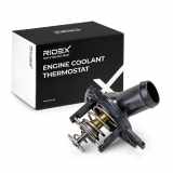 RIDEX 316T0259 Thermostat Kühlmittel Kühlwasserthermostat mit Dichtung 77°C