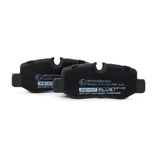 RIDEX PLUS Bremsbelagsatz Bremsbeläge Hinten passend für MERCEDES-BENZ V-Klasse Bild RIDEX PLUS Bremsbelagsatz Bremsbeläge Hinten passend für MERCEDES-BENZ V-Klasse