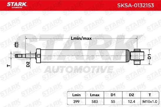 STARK SKSA-0132153 1x Stoßdämpfer Gasdruck Hinten für AUDI A4 Avant (8ED, B7) Bild STARK SKSA-0132153 1x Stoßdämpfer Gasdruck Hinten für AUDI A4 Avant (8ED, B7)