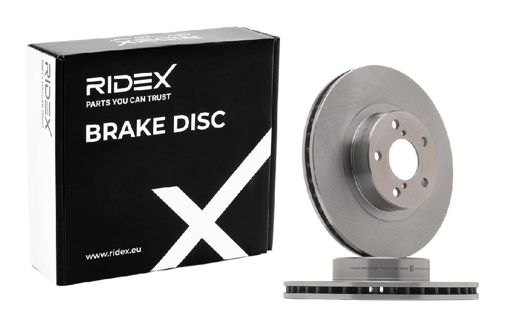 RIDEX 82B0103 2x Bremsscheiben Vorne Ø276,2mm Belüftet für SUBARU FORESTER