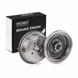 RIDEX 123B0174 2x Bremstrommeln Set Hinten AußenØ262mm für AUDI 80 90 COUPE