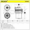 RIDEX 9F0264 Kraftstofffilter Filter Cartridge für RENAULT Megane 1V Grandtour Bild RIDEX 9F0264 Kraftstofffilter Filter Cartridge für RENAULT Megane 1V Grandtour