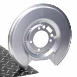RIDEX 1x Ankerblech / Spritzblech Hinten links für VOLVO 240 Kombi (P245)