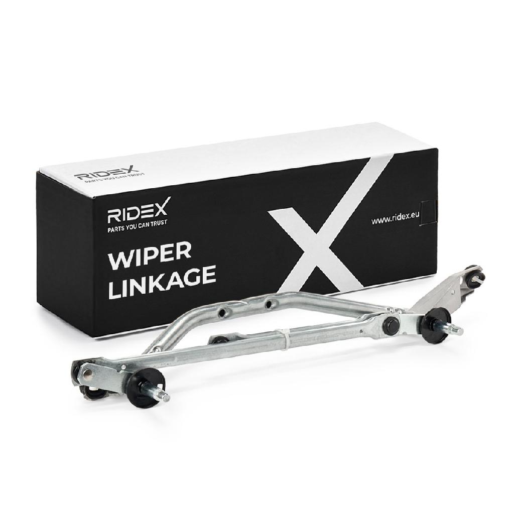 RIDEX Wischergestänge Vorne Gestänge Scheibenwischer ohne Elektromotor 300W0029