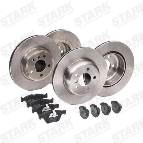 STARK Bremsenset Vorne Hinten Belüftet Ø330,0mm - Bremsscheiben und Beläge Bild STARK Bremsenset Vorne Hinten Belüftet Ø330,0mm - Bremsscheiben und Beläge