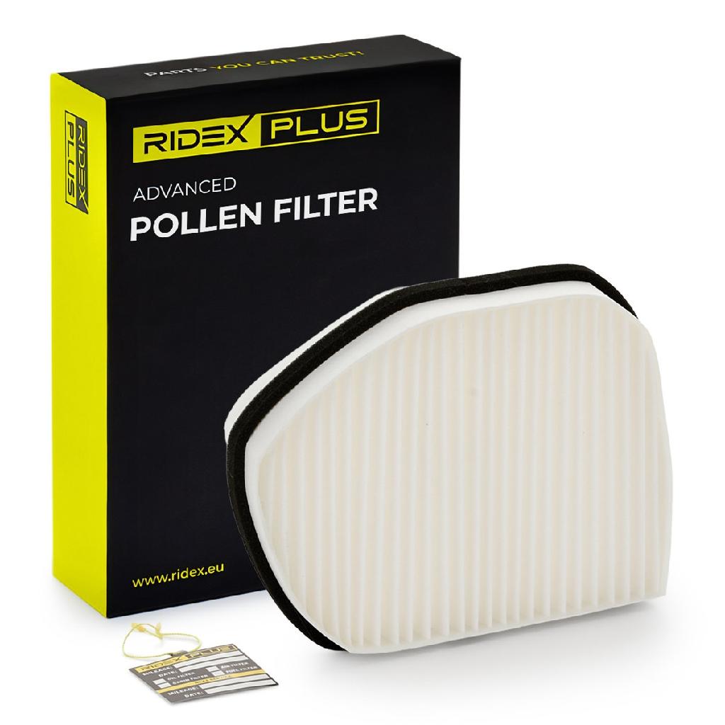 RIDEX PLUS 424I0019P Innenraumfilter Pollenfilter Höhe: 54 Breite: 218 Länge: