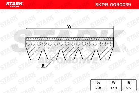 Keilrippenriemen STARK 5PK950 für BMW 3 Limousine (E46) 3 Touring (E46) Bild Keilrippenriemen STARK 5PK950 für BMW 3 Limousine (E46) 3 Touring (E46)