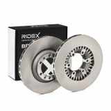 RIDEX 82B1087 1x Bremsscheibe Vorne Ø278mm Belüftet für MITSUBISHI PAJERO II