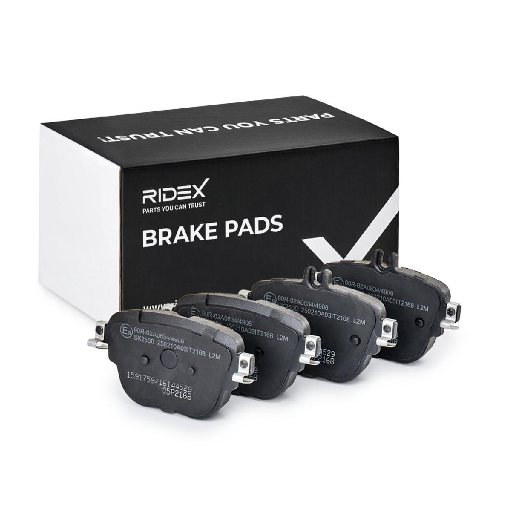 RIDEX Bremsbelagsatz Bremsbeläge Hinten passend für MERCEDES-BENZ CLS (C257)