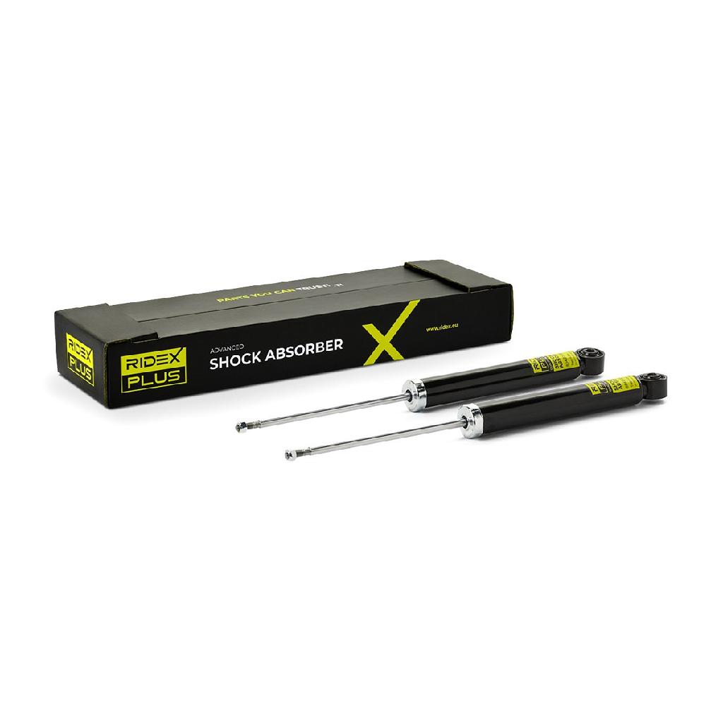 RIDEX PLUS 854S1530P 2x Stoßdämpfer Gasdruck Hinten für VW Golf 5I (5K1)