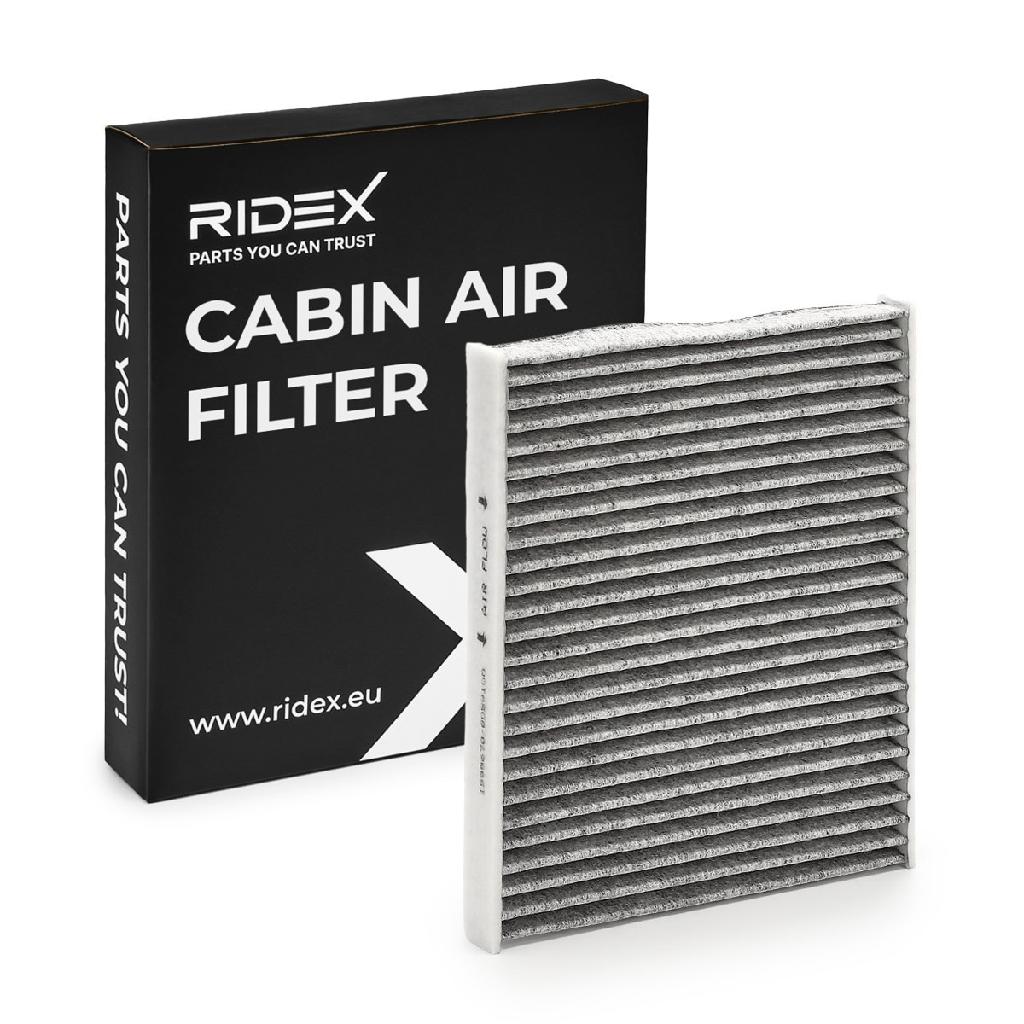 RIDEX 424I0310 Innenraumfilter Pollenfilter Aktivkohlefilter Höhe: 18 Breite: