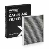 RIDEX 424I0310 Innenraumfilter Pollenfilter Aktivkohlefilter Höhe: 18 Breite: