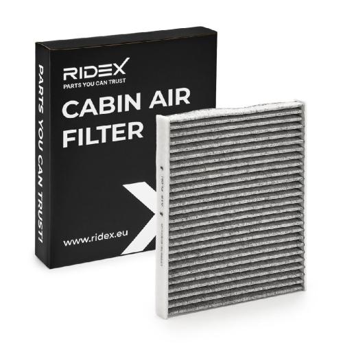 RIDEX 424I0310 Innenraumfilter Pollenfilter Aktivkohlefilter Höhe: 18 Breite: Bild RIDEX 424I0310 Innenraumfilter Pollenfilter Aktivkohlefilter Höhe: 18 Breite: