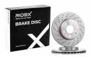 RIDEX 82B0750 2x Bremsscheiben Vorne Ø295mm gelocht/innenbel. 2464212512