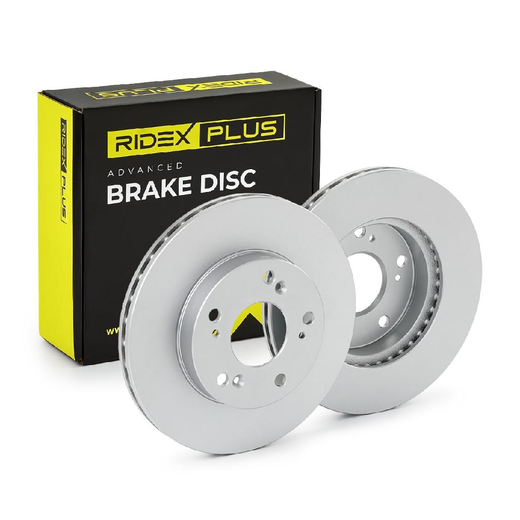 RIDEX PLUS 82B0465P 2x Bremsscheiben Vorne Ø261,9mm Belüftet für HONDA