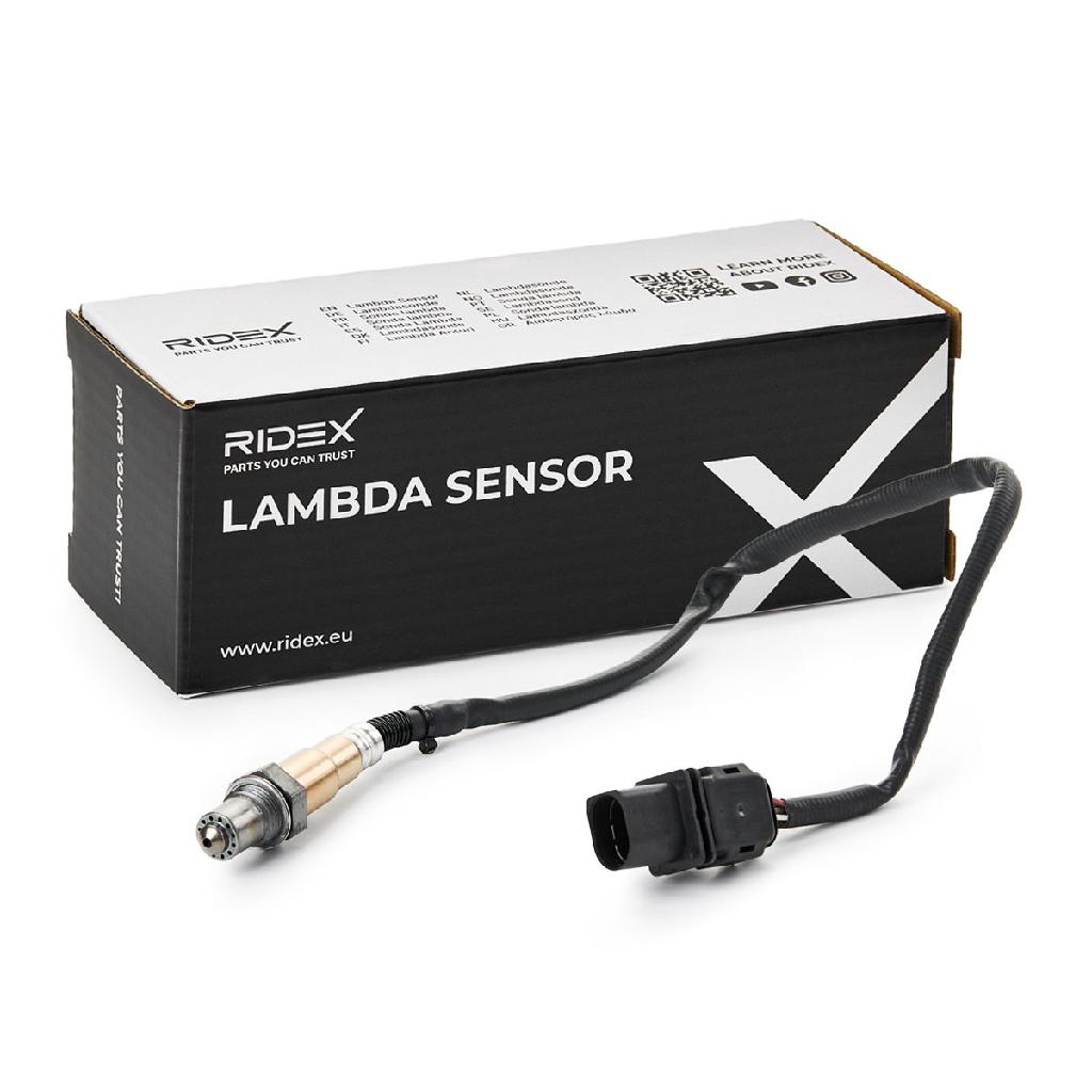 RIDEX 3922L0489 Lambdasonde Regelsonde vor Katalysator Oxygen O2 Sensor Beheizt