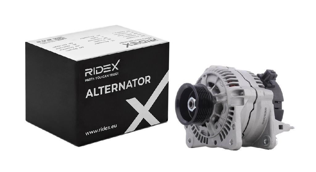 RIDEX 4G0909 Lichtmaschine 90A 12V Drehrichtung im Uhrzeigersinn mit für VW