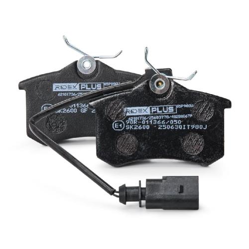 RIDEX PLUS Bremsbelagsatz Bremsbeläge Hinten für VW POLO (9N) SHARAN für AUDI Bild RIDEX PLUS Bremsbelagsatz Bremsbeläge Hinten für VW POLO (9N) SHARAN für AUDI
