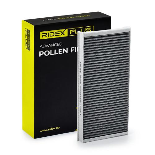 RIDEX PLUS 424I0013P Innenraumfilter Pollenfilter Aktivkohlefilter Höhe: 30 Bild RIDEX PLUS 424I0013P Innenraumfilter Pollenfilter Aktivkohlefilter Höhe: 30