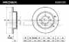RIDEX 82B0091 2x Bremsscheiben Hinten Ø269mm voll für TOYOTA 1132107700 Bild RIDEX 82B0091 2x Bremsscheiben Hinten Ø269mm voll für TOYOTA 1132107700