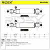 RIDEX 854S1564 2x Stoßdämpfer Gasdruck Hinten passend für PEUGEOT 206 Schrägheck Bild RIDEX 854S1564 2x Stoßdämpfer Gasdruck Hinten passend für PEUGEOT 206 Schrägheck