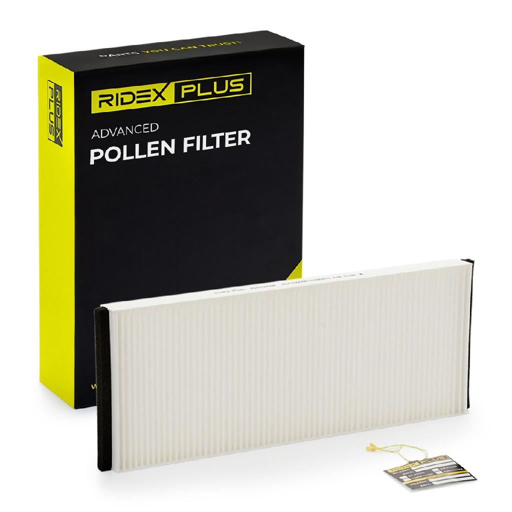 RIDEX PLUS 424I0008P Innenraumfilter Pollenfilter Höhe: 33 Breite: 147,5 Länge: