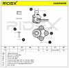 RIDEX 2462S0259 Traggelenk Führungsgelenk Vorne für FORD Fiesta Mk5 Schrägheck Bild RIDEX 2462S0259 Traggelenk Führungsgelenk Vorne für FORD Fiesta Mk5 Schrägheck