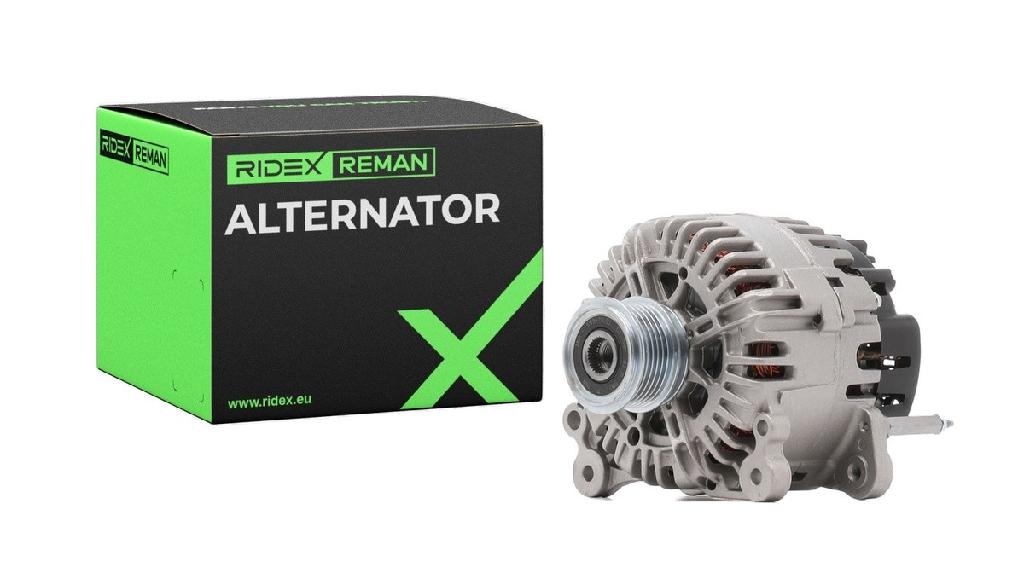 RIDEX REMAN 4G0557R Lichtmaschine 140A 14V Drehrichtung im Uhrzeigersinn mit