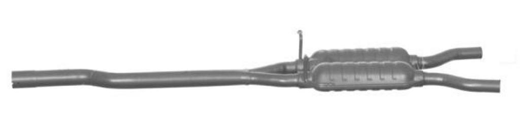 VEGAZ Mittelschalldämpfer für AUDI A4 Avant (8ED, B7)
