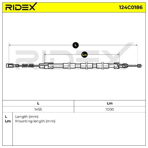RIDEX Handbremsseil Hinten Links Rechts für VW Transporter T1II Bus Bild RIDEX Handbremsseil Hinten Links Rechts für VW Transporter T1II Bus