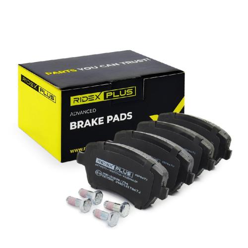 RIDEX PLUS Bremsbelagsatz Bremsbeläge Vorne für RENAULT Clio 1II Schrägheck Bild RIDEX PLUS Bremsbelagsatz Bremsbeläge Vorne für RENAULT Clio 1II Schrägheck