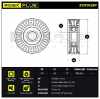 RIDEX PLUS 310T0129P Spannrolle Keilrippenriemen für VW Golf 5I (5K1) Bild RIDEX PLUS 310T0129P Spannrolle Keilrippenriemen für VW Golf 5I (5K1)