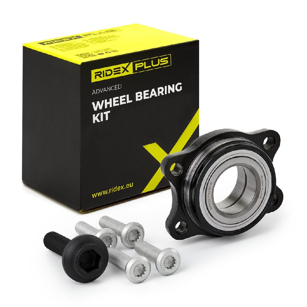 RIDEX PLUS 654W0221P Radlagersatz pro 1 Rad Hinten beidseitig Vorne für AUDI