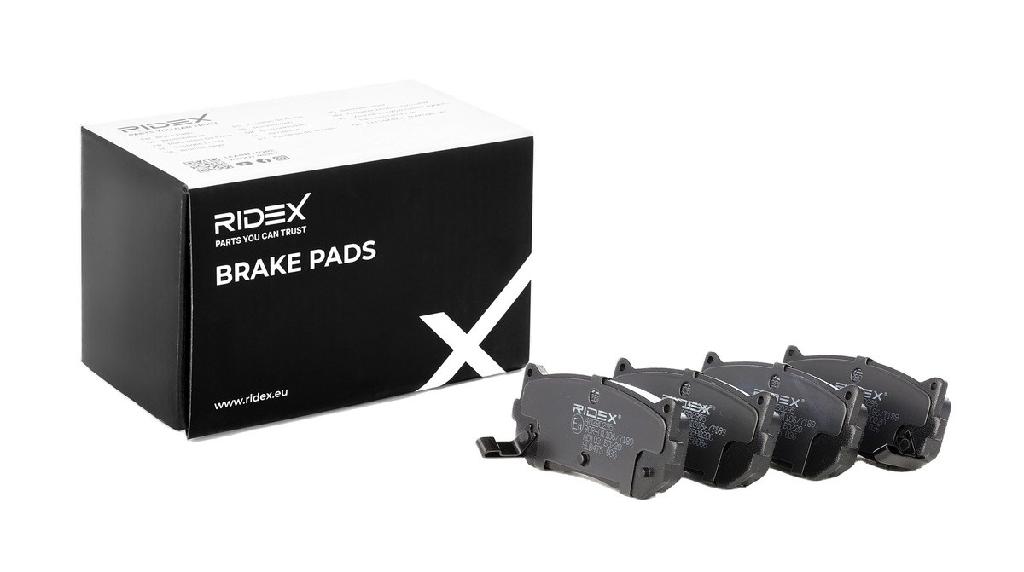 RIDEX Bremsbelagsatz Bremsbeläge Hinten für KIA CARENS II (FJ) SHUMA II (FB)