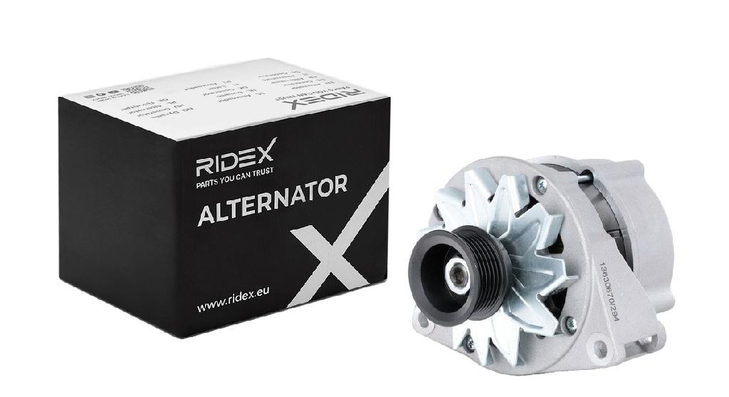RIDEX 4G0097 Lichtmaschine 55A 12V Drehrichtung im Uhrzeigersinn mit